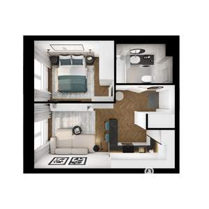 1-к квартира, вторичка, 32м2, 3/24 этаж