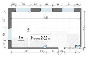 2-к квартира, строящийся дом, 56м2, 13/23 этаж