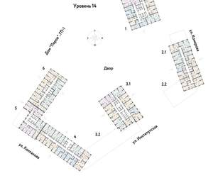 2-к квартира, вторичка, 67м2, 14/6 этаж