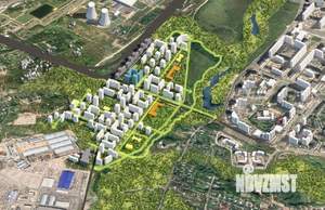 1-к квартира, строящийся дом, 36м2, 8/17 этаж