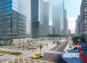 1-к квартира, строящийся дом, 42м2, 2/23 этаж