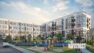 1-к квартира, строящийся дом, 47м2, 4/9 этаж