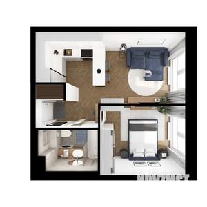 1-к квартира, вторичка, 34м2, 19/24 этаж