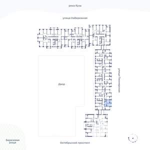 1-к квартира, строящийся дом, 35м2, 3/24 этаж