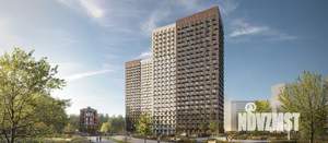 1-к квартира, строящийся дом, 32м2, 14/25 этаж