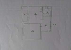 1-к квартира, вторичка, 47м2, 5/6 этаж