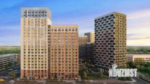 2-к квартира, строящийся дом, 70м2, 13/23 этаж