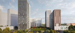 2-к квартира, строящийся дом, 52м2, 2/25 этаж