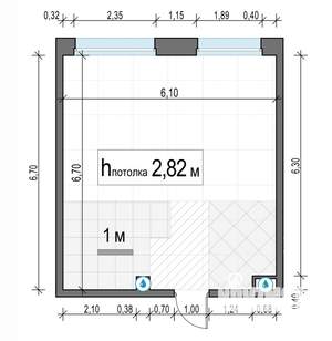 1-к квартира, вторичка, 40м2, 16/23 этаж