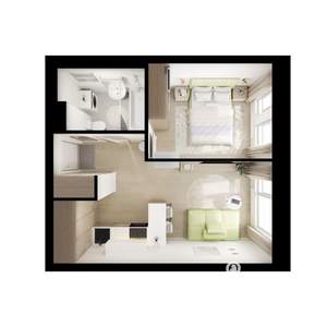 1-к квартира, вторичка, 32м2, 8/25 этаж