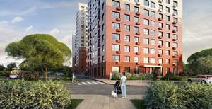 1-к квартира, строящийся дом, 46м2, 4/17 этаж