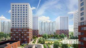 1-к квартира, строящийся дом, 41м2, 18/18 этаж