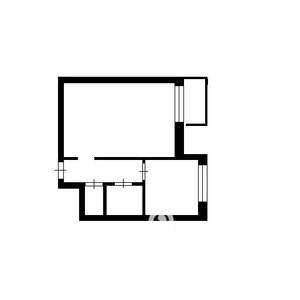 1-к квартира, вторичка, 34м2, 11/17 этаж