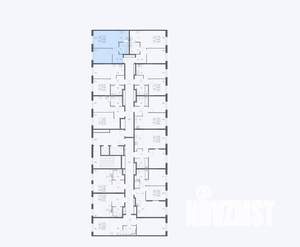 1-к квартира, сданный дом, 40м2, 3/17 этаж