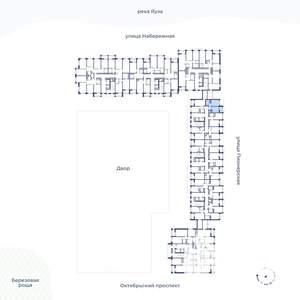 1-к квартира, строящийся дом, 34м2, 8/24 этаж