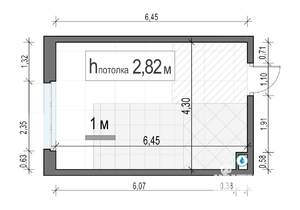 Студия квартира, строящийся дом, 27м2, 16/17 этаж