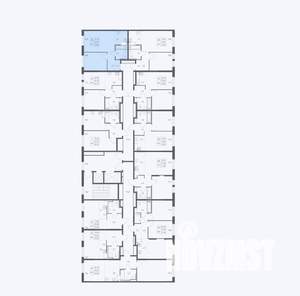 1-к квартира, сданный дом, 40м2, 7/17 этаж