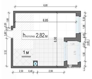 1-к квартира, строящийся дом, 37м2, 3/17 этаж