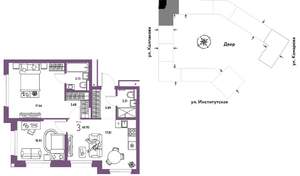 3-к квартира, вторичка, 61м2, 2/25 этаж