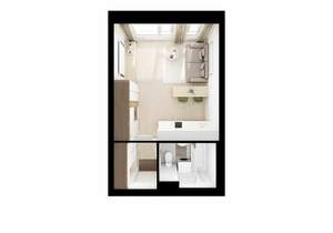 Студия квартира, вторичка, 25м2, 16/25 этаж