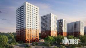 2-к квартира, строящийся дом, 63м2, 6/17 этаж