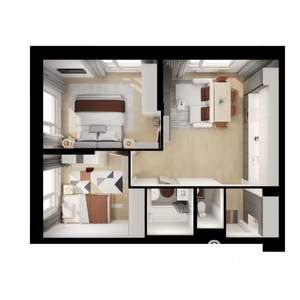 2-к квартира, вторичка, 58м2, 18/25 этаж