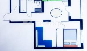 1-к квартира, вторичка, 48м2, 11/25 этаж