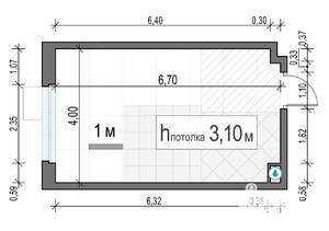 Студия квартира, строящийся дом, 26м2, 11/17 этаж