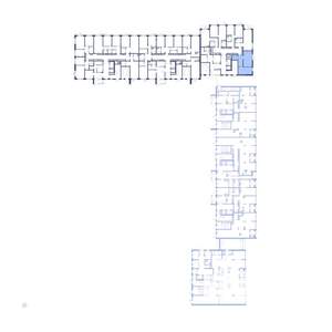 2-к квартира, строящийся дом, 53м2, 1/24 этаж