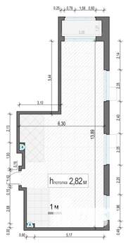 2-к квартира, строящийся дом, 68м2, 2/17 этаж