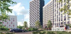 2-к квартира, строящийся дом, 59м2, 17/17 этаж