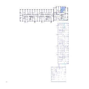 2-к квартира, строящийся дом, 40м2, 1/24 этаж