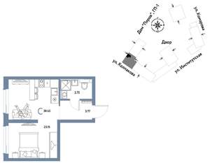 1-к квартира, вторичка, 31м2, 10/25 этаж
